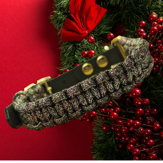 Christmas dog collar