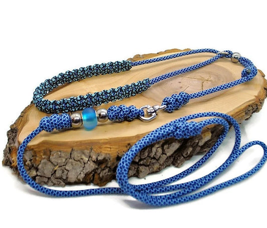 Laisse d'exposition canine Blue Diamond