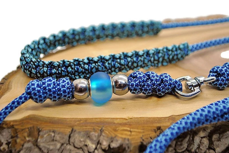 Laisse d'exposition canine Blue Diamond