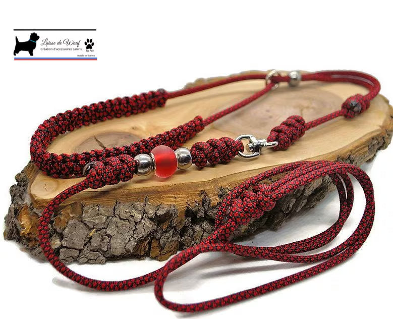 Laisse d'exposition canine Red Diamond