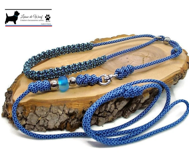 Laisse d'exposition canine Blue Diamond