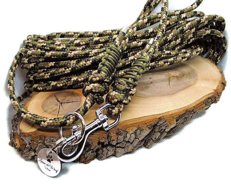 Laisse de wouf - Longe CAMO DOG Camouflage 6mm -