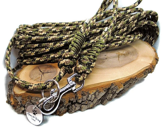 Laisse de wouf - Longe CAMO DOG Camouflage 6mm -