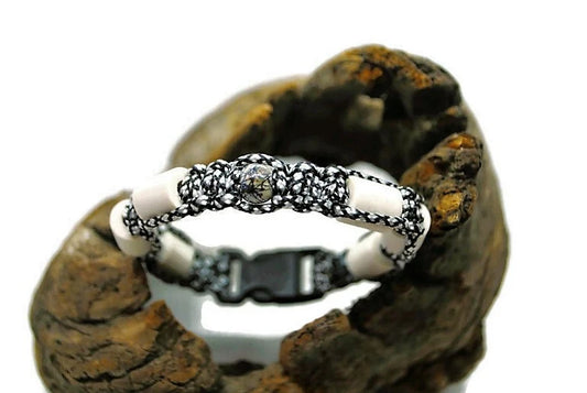 Bracelet anti-tiques en céramique EM protection naturelle pour Humain | Laissedewouf