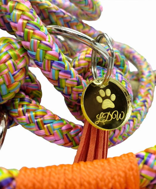 Laisse de wouf Flowers | Laisse 3 points corde 10mm