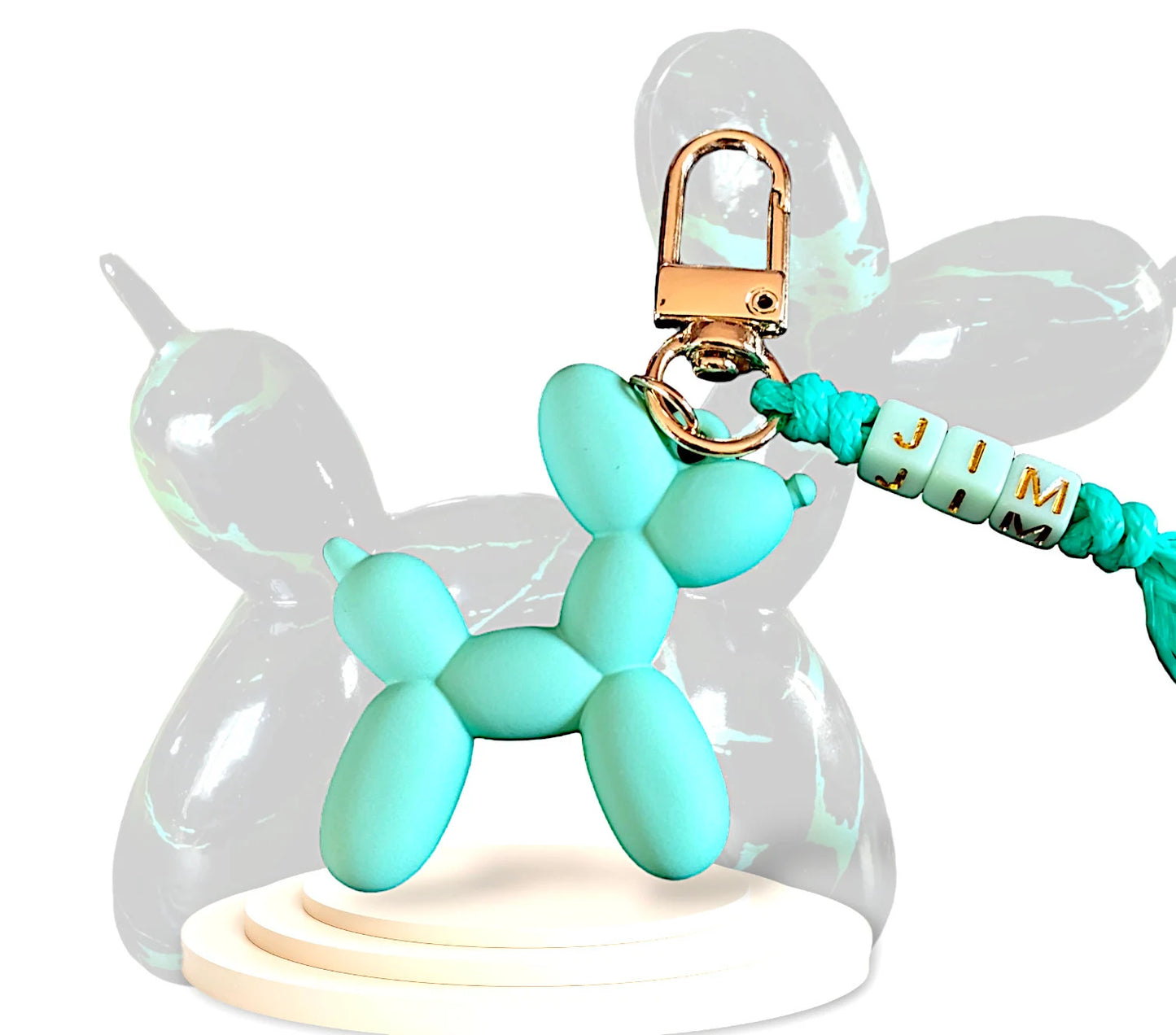 Customizable Balloon Dog Keychain