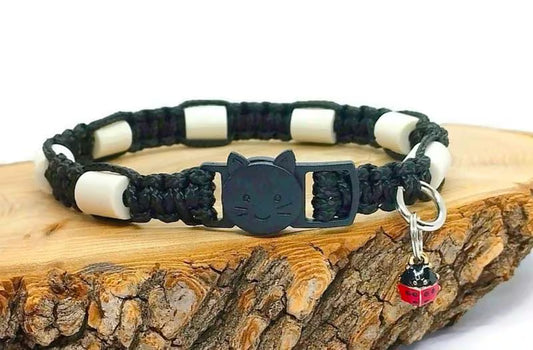 Collier anti-tiques pour chat en céramique EM | Laissedewouf chat