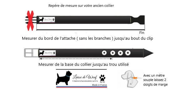 Collier anti-tiques en céramique EM  | Laissedewouf Patte