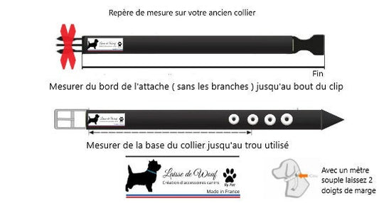 Collier anti-tiques en céramique EM  | Laissedewouf Patte