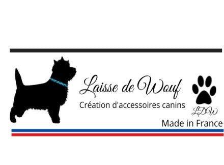 Collier anti-tiques pour chien en céramique EM | Laissedewouf Arc en ciel