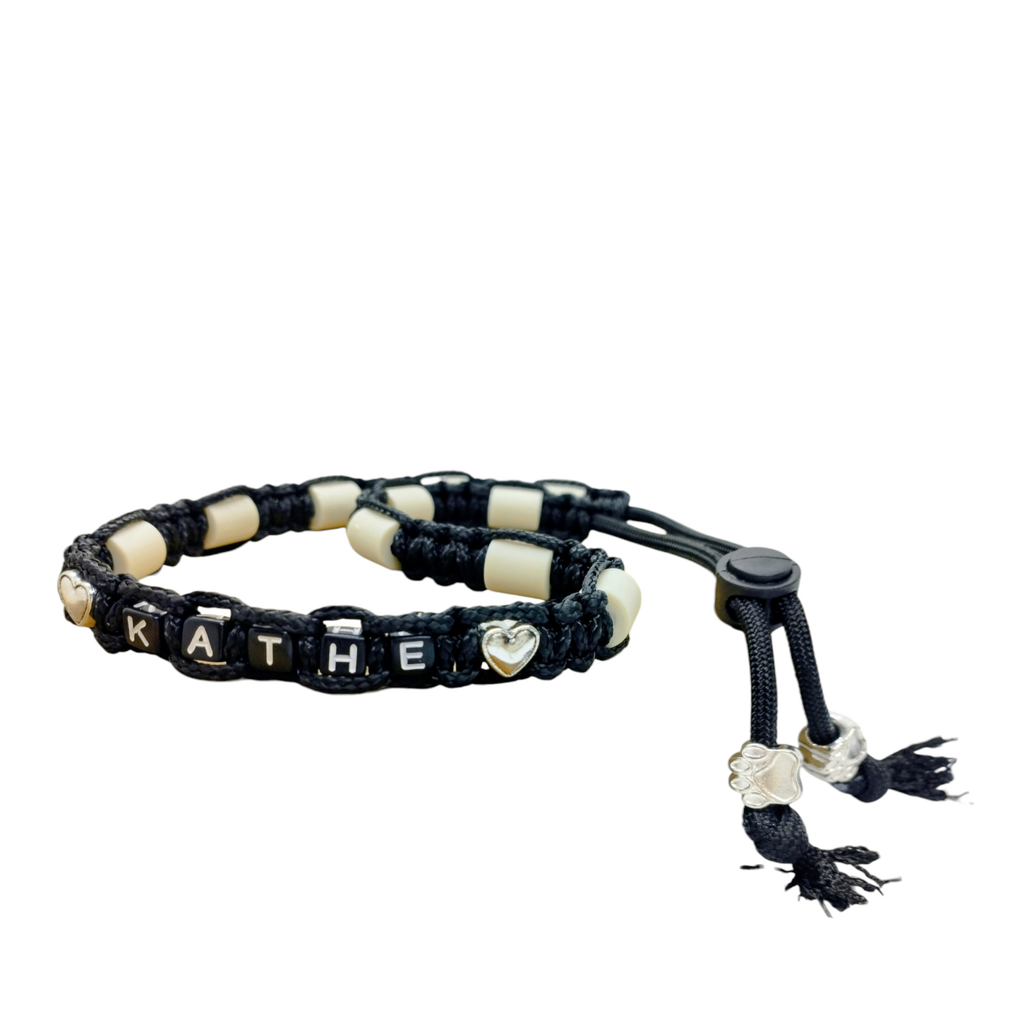 EM-Keramik-Zeckenhalsband, 1 cm breit | Verstellbare herzförmige Leine