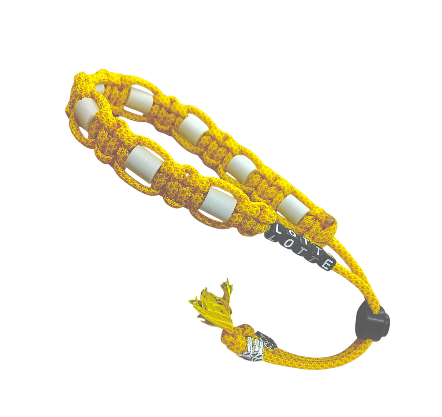 Collier réglable anti-tiques en céramique EM - 2cm JAUNE