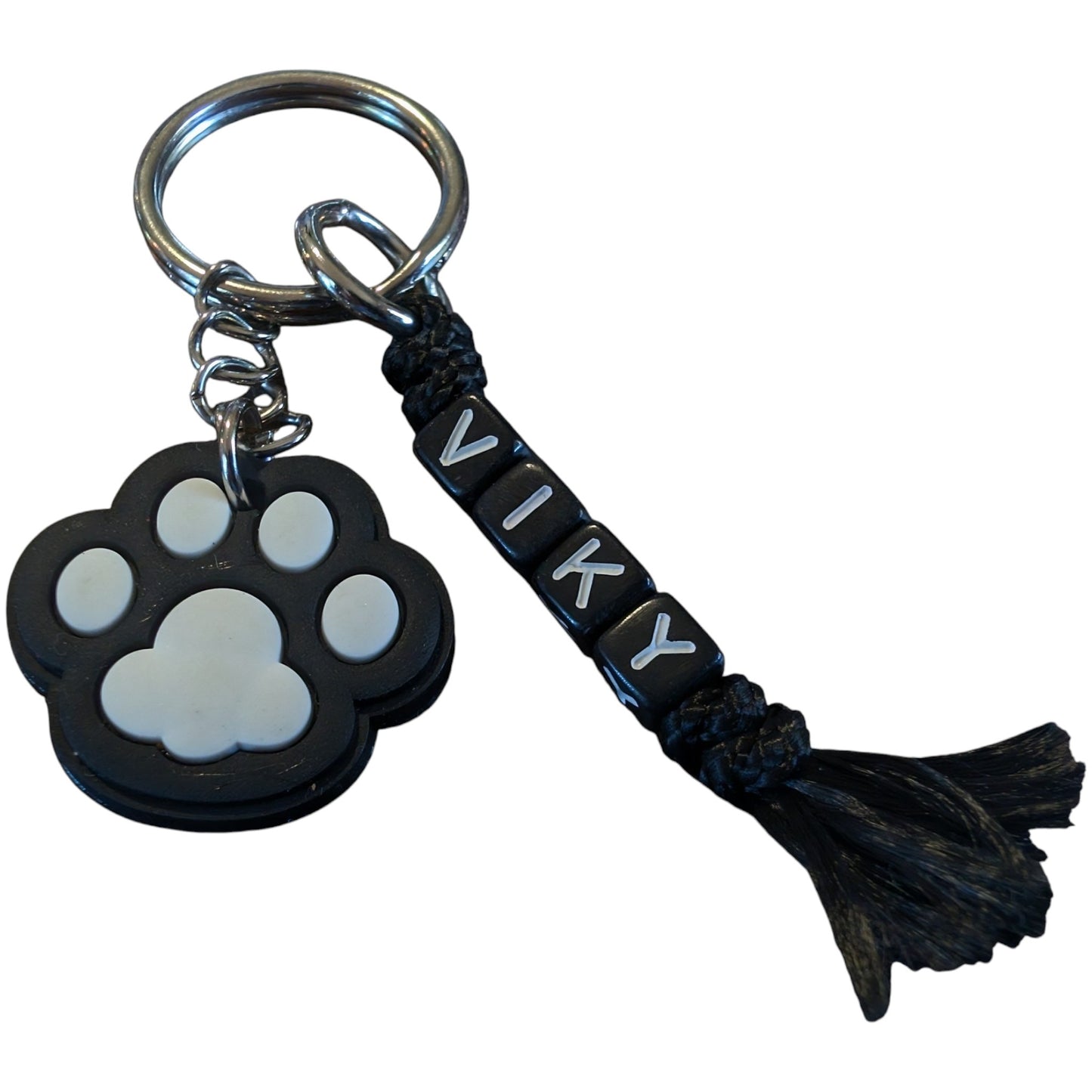 Porte-clés patte de chien personnalisé | Laisse de wouf