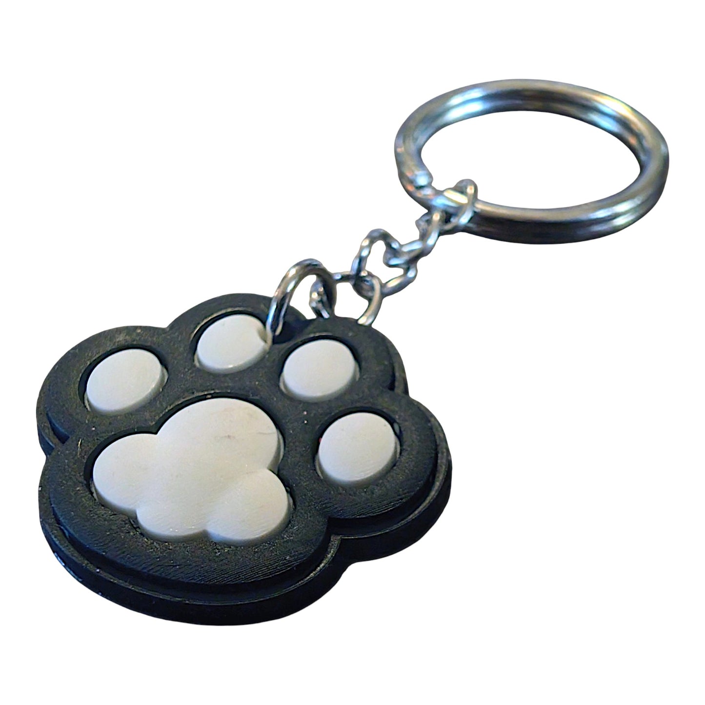 Porte-clés patte de chien personnalisé | Laisse de wouf