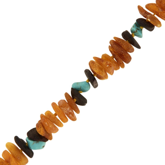 Collier anti-tiques et anti-puces pour chien et chat. Ambre et pierre de Turquoise
