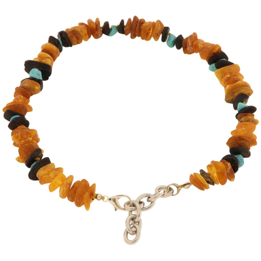 Collier anti-tiques et anti-puces pour chien et chat. Ambre et pierre de Turquoise
