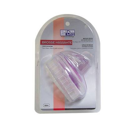 Brosse massante picots en siliconne IDEALDOG