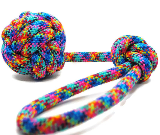 Dog toy rope floating ball | Woof leash