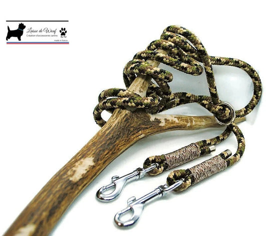 Dog leash | 3-point leash CAMO DOG Camouflage 8mm