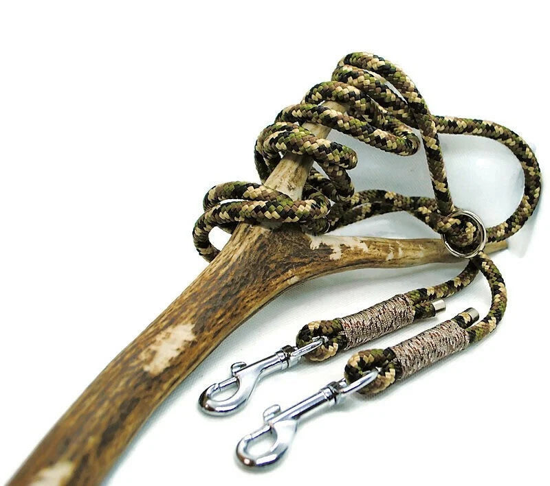 Dog leash | 3-point leash CAMO DOG Camouflage 8mm