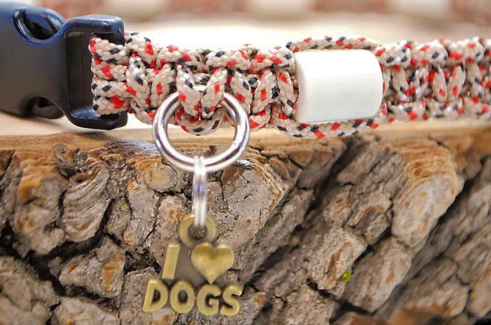 Collier anti-tiques en céramique EM | Laissedewouf Tartan