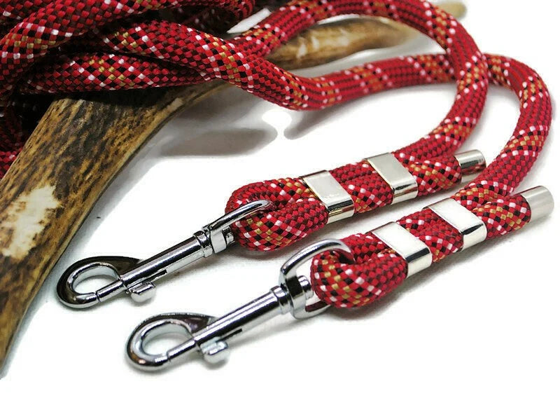 Dog leash | 3-point leash, 10mm rope | various colors