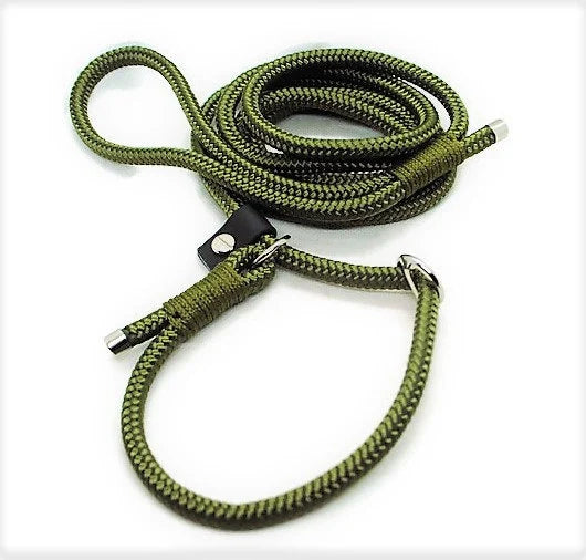 Laisse lasso corde 6mm ou 8mm Stop en Biothane | Laissedewouf