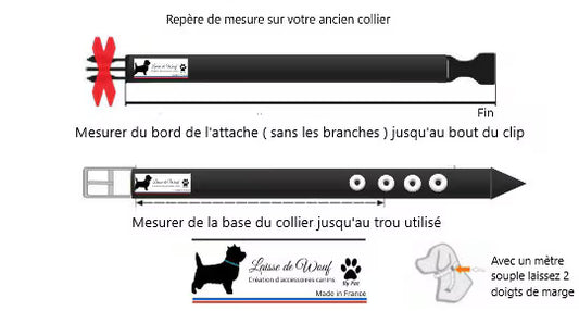 Collier anti-tiques pour chien en céramique EM | Laissedewouf Arc en ciel