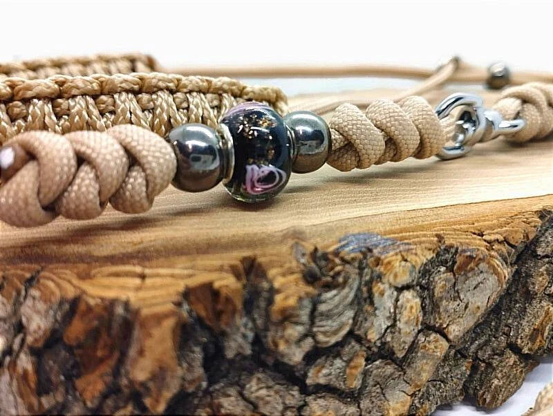 Beige dog show leash | Dog leash