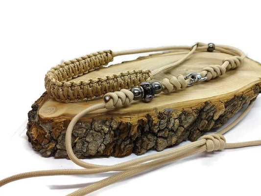 Beige dog show leash | Dog leash