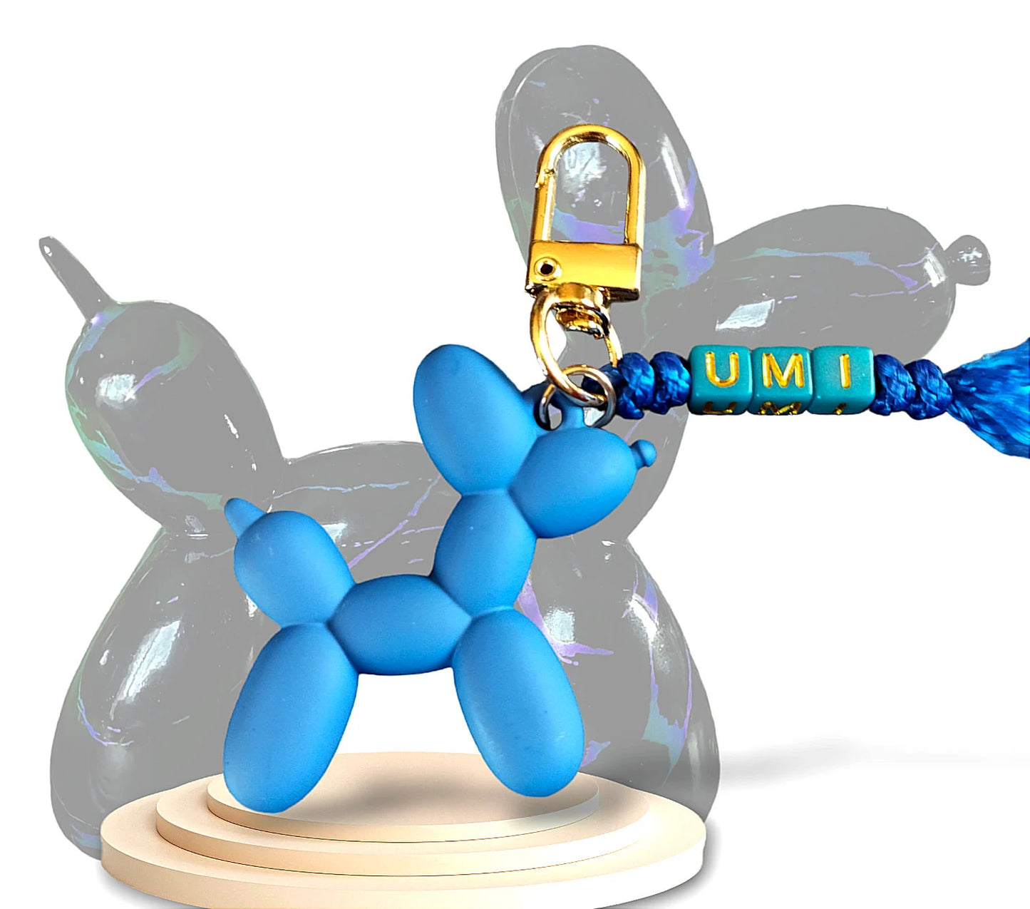 Personalisierbarer Ballonhund-Schlüsselanhänger