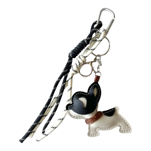 Bijoux de sac chien noir et blanc