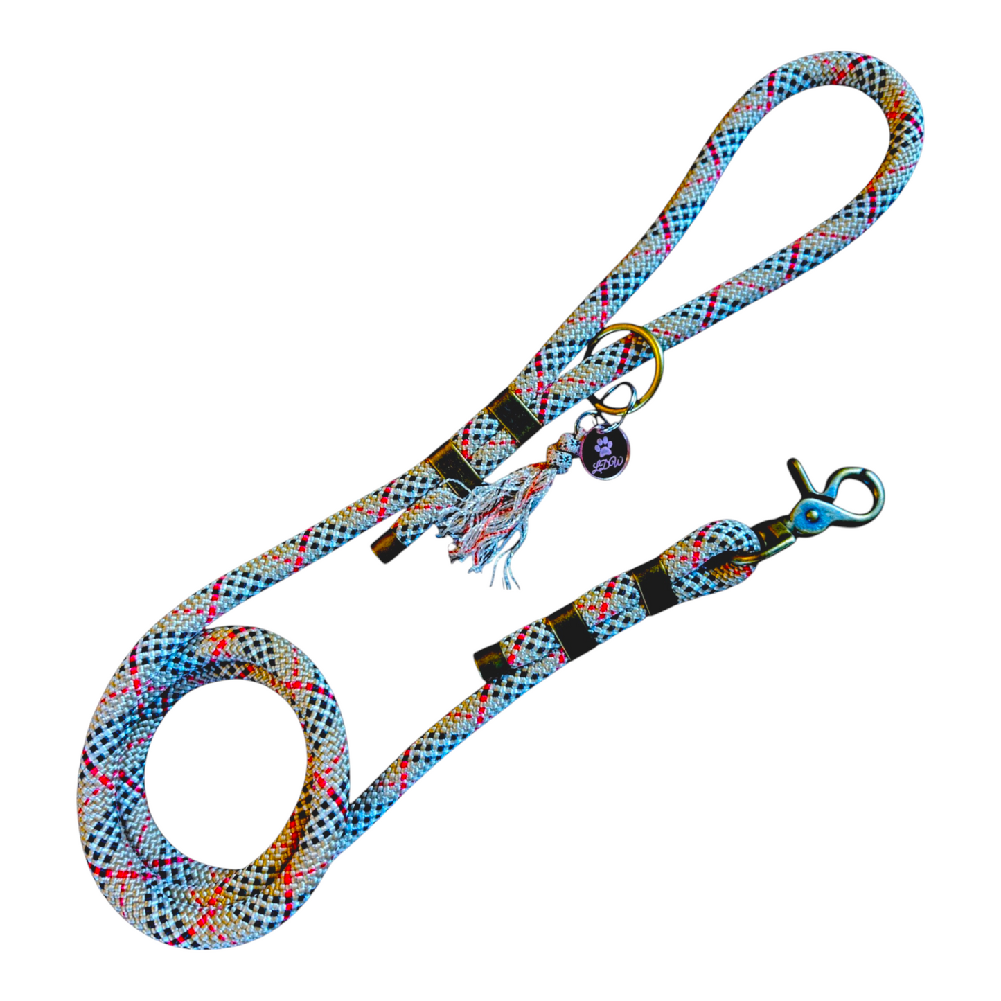 Laisse TARTAN parcorde 10mm