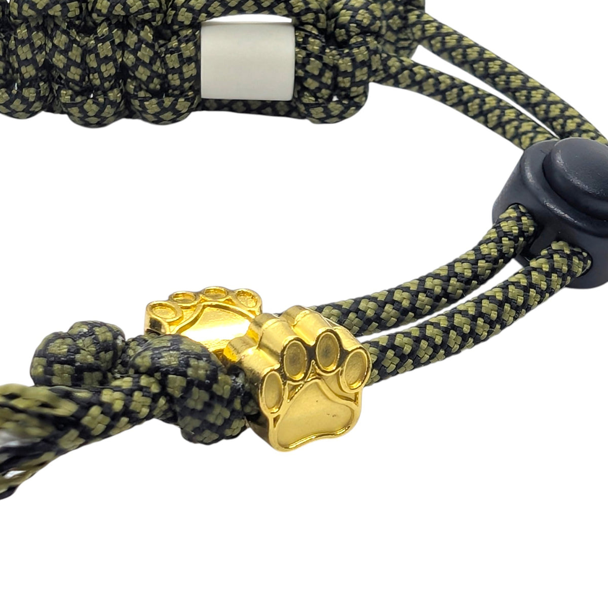 Collier réglable anti-tiques en céramique EM - Largeur 2cm kaki DIAMOND