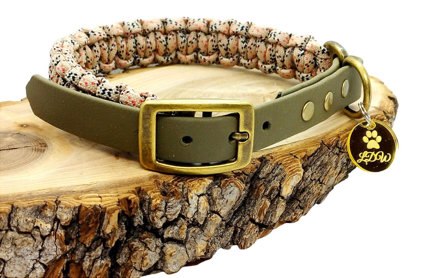 Collier réglable pour chien TARTAN - largeur 2cm