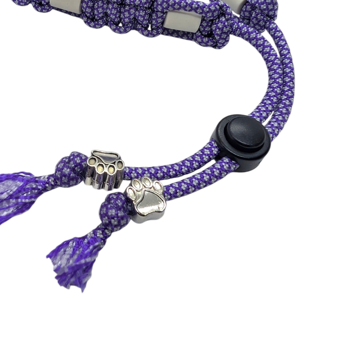 Collier réglable anti-tiques en céramique EM - Largeur 2cm Purple DIAMOND