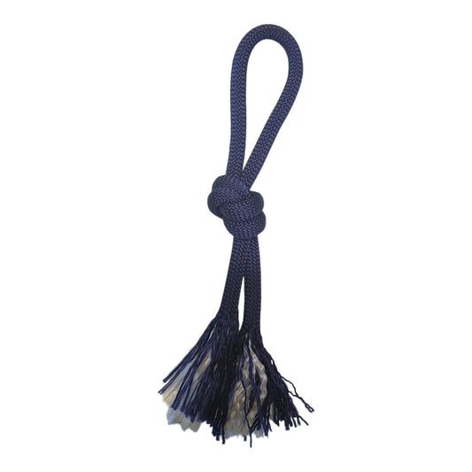 Jouet pour chien Corde à nœuds BLEU MARINE 30cm