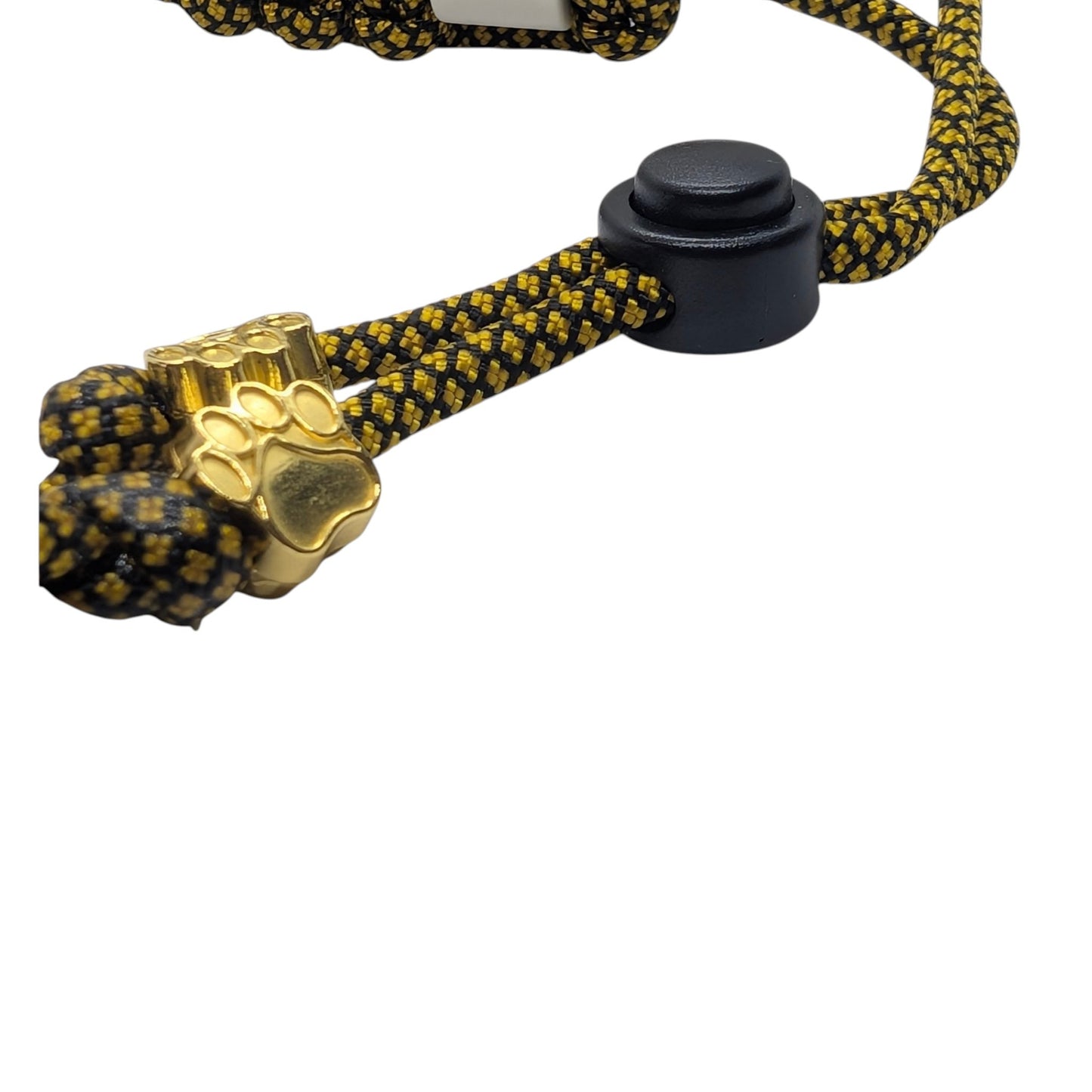 Collier réglable anti-tiques en céramique EM - Largeur 2cm Golden DIAMOND